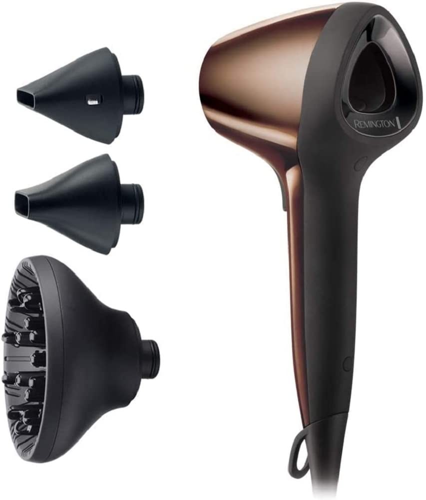 Sèche-cheveux Air3D bronze compact et léger avec moteur silencieux