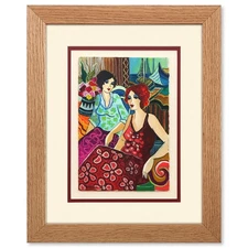 Patricia Govezensky- Original Watercolor "Table for Two"