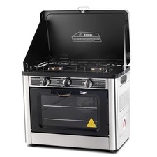 Devanti - 3 Burner Portable Gas Oven