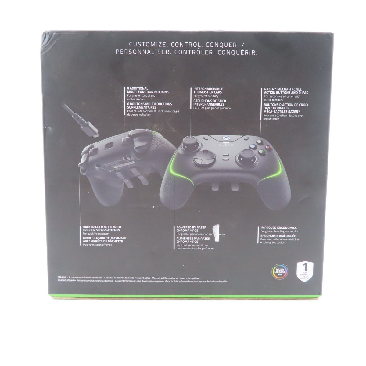Razer Wolverine v2 Chroma Wired Gaming Pro Controller for Xbox PC