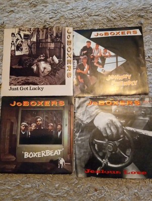 JoBoxers - Just Got Lucky, Johnny Friendly, Jealous Love & Boxerbeat  7'' Singles