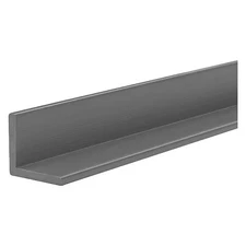 Gray Pvc Type 1 Pvc Angle Stock,  6 Ft L,  0.125 In T,  7, 200 Psi,