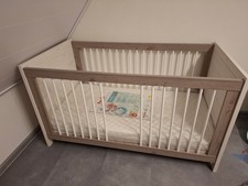 Baby-Lou-Gitterbett Camron 70 x 140 cm inkl. Matraze Neu