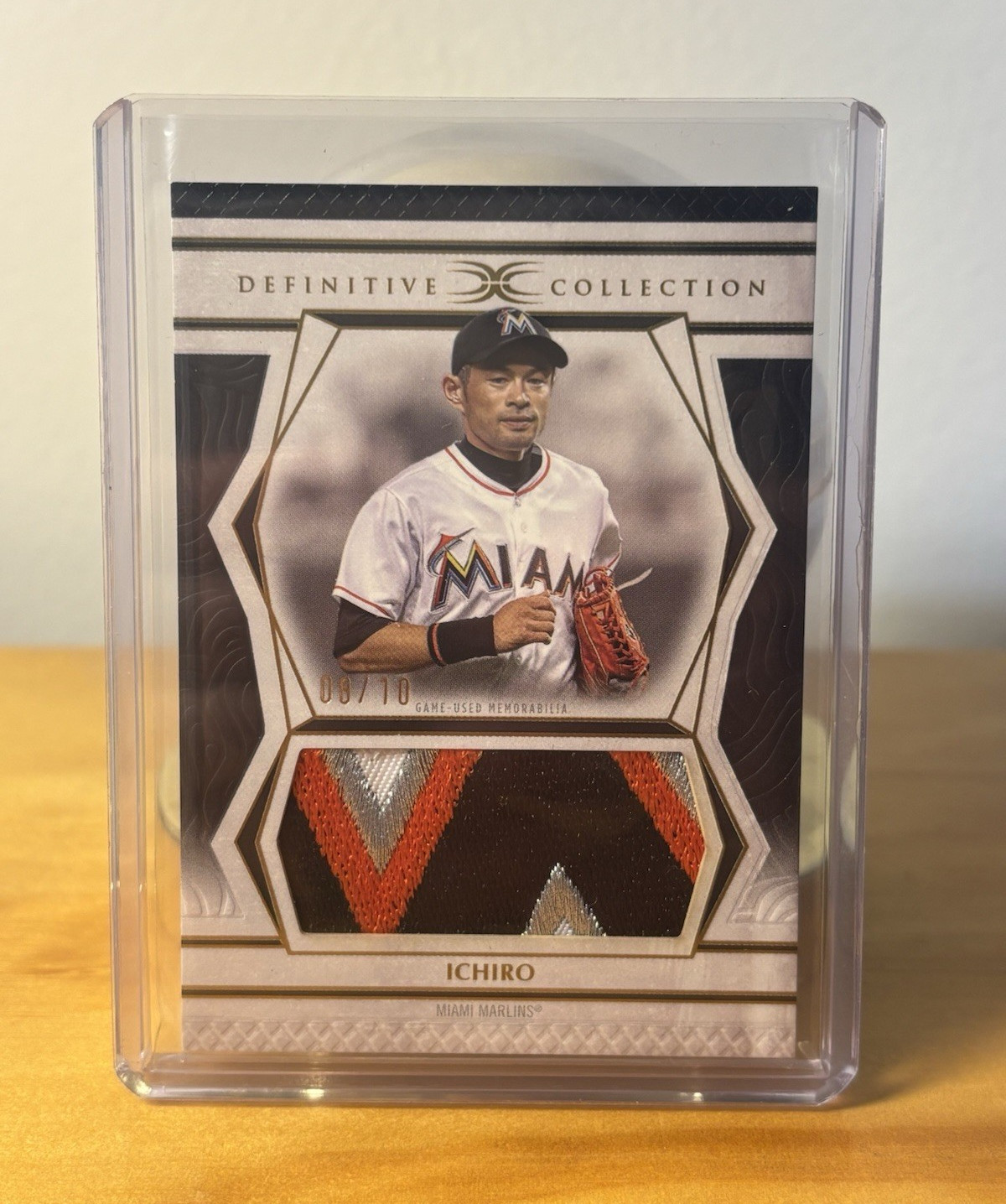 2025 Topps Definitive Ichiro 4-color Jumbo Patch Relic #8/10