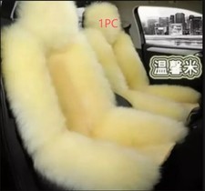 1PC Universal Car Winter Wool Warm Front Seat Cover Luxury Fur Seat Cushion 