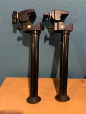 Manfrotto Art 035 Super Clamps Two Black with Arms and Rubber Bases