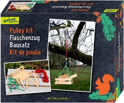 Flaschenzug Bausatz Nature Zoom   Technik spielend lernen für Kids ab 6 J
