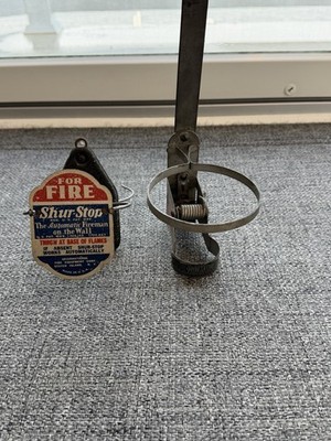 2 Antique Fire Extinguisher Granade Wall Holders Only