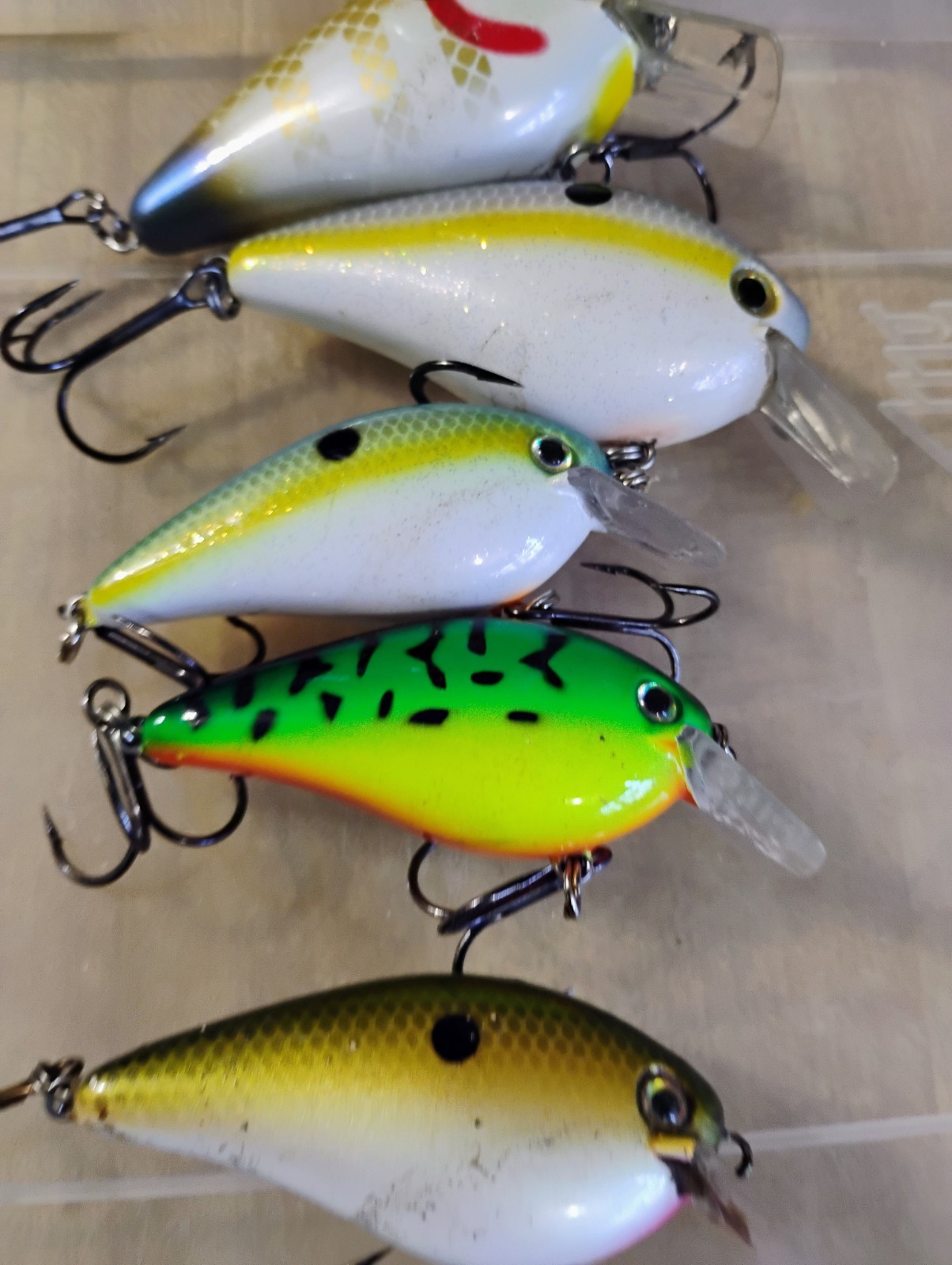 5 Strike King Kvd Squarebill Crankbait Fishing Lure Lot - Image 4