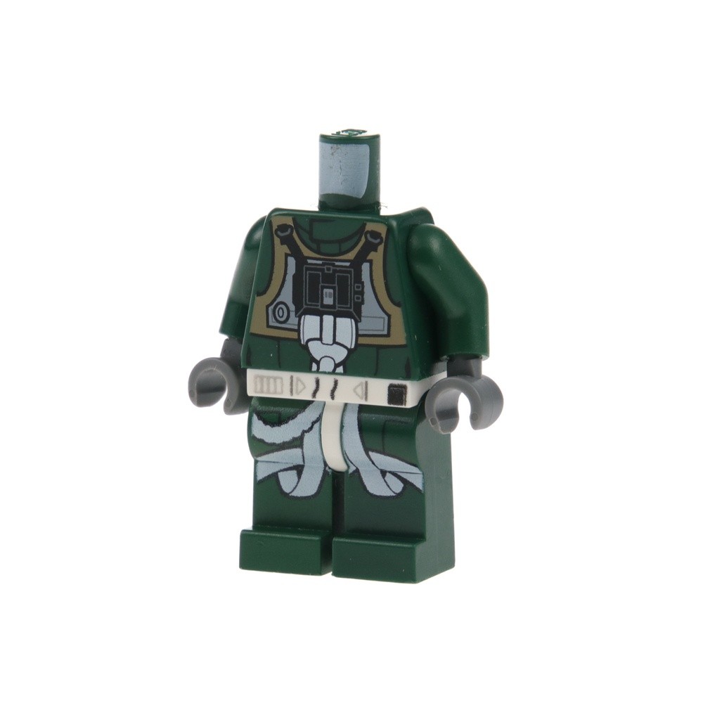 1X Lego Torso Legs Minifigure SW Rebel Pilot A-Wing SW0437 970C80PB01 973PB1330