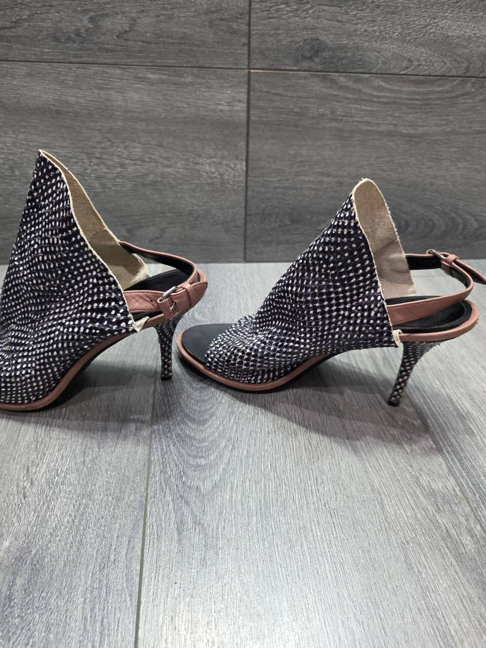 Balenciaga Python Style Printed Leather Sandals B… - image 4