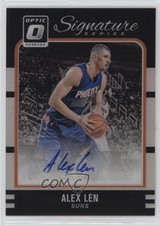 2016 Panini Donruss Optic Signature Series Holo Silver Prizm Alex Len Auto 05fy