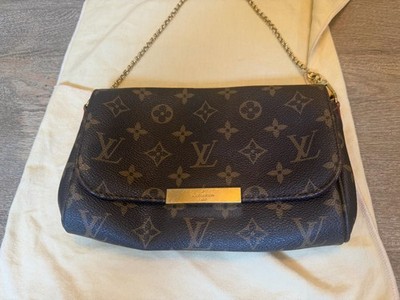 LOUIS VUITTON LV GHW Favorite MM 2 Way Shoulder Bag M40718 Monogram Brown