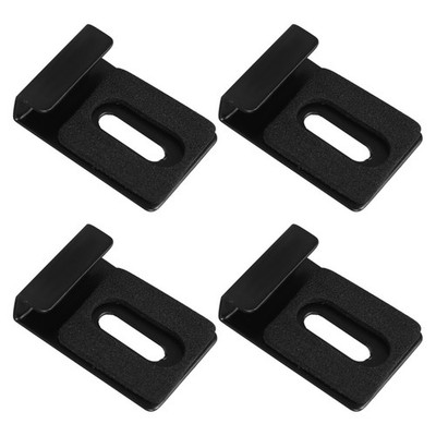  4 Pcs Spiegelklammer Befestigung Wandspiegel-Clips Spiegelbefestigungsteile