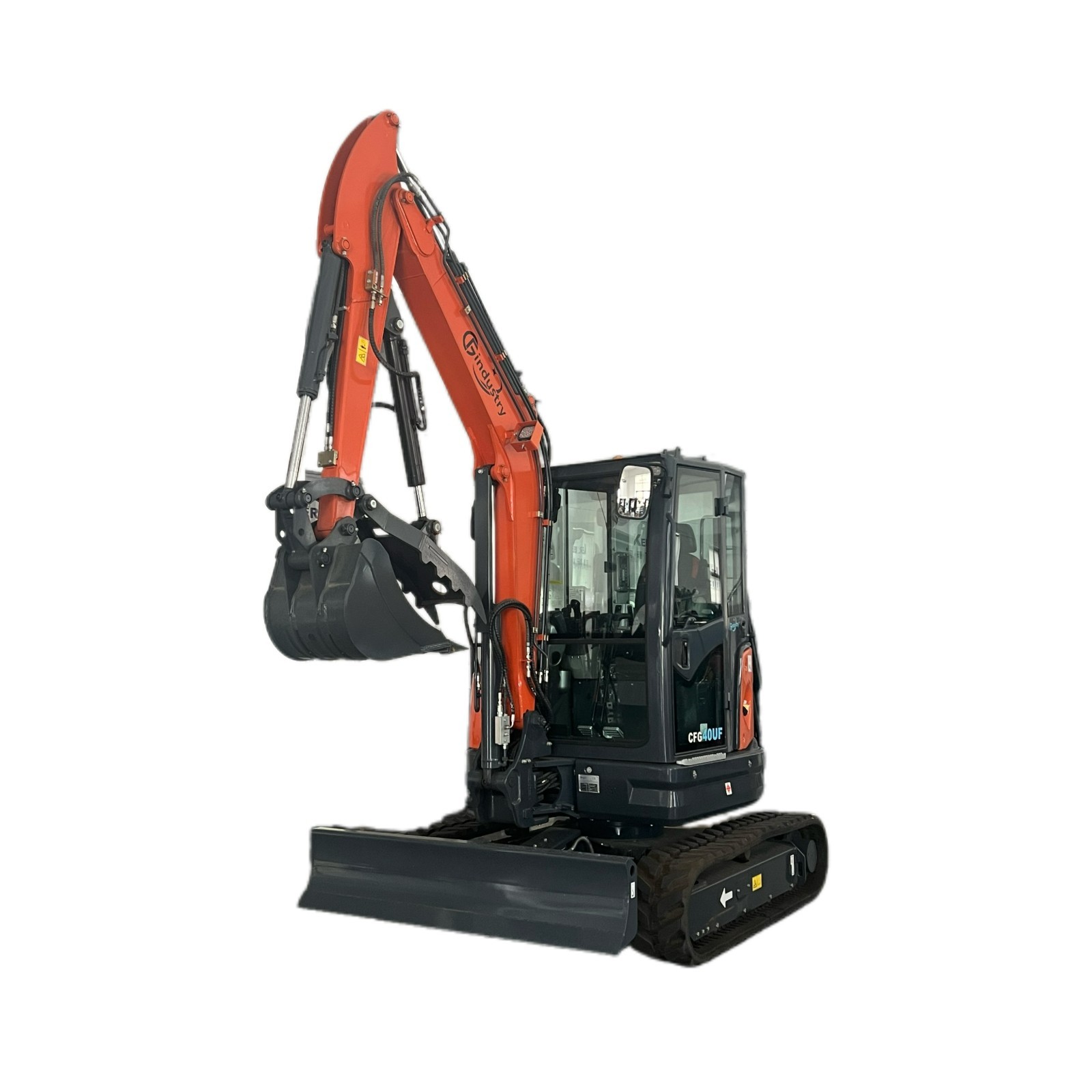 CFG 40UF Mini Excavator 4 Ton Digger 25HP Diesel Kubota Engine Hydraulic Thumb