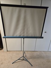 Vintage DA-LITE Flyer Retractable 26"x37" Tripod Movie Screen