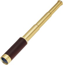 25x30 Pirate Spyglass Telescope Collapsible Handheld Monocular For Hiking Travel