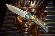 SPARTAN BLADES SPECIAL EDITION 2025 KING TUT FOLDER MAGNACUT HARSEY SF5KTUT