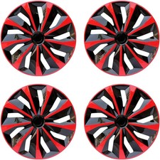 Hubcap Wheel Cover Replacement R15 Hub Caps Universal-Fit Steel Wheel Rim Cover