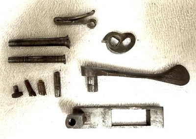 ORIGINAL C.G. BONEHILL CG SXS 12GA TOP LEVER WITH INTERNAL PARTS AND SCREWS