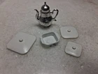 VINTAGE BARBIE ACCESSORIES TEA POT & CORNINGWARE, MATTEL