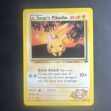 Pokémon TCG Lt. Surge's Pikachu Gym Challenge, Karte 84/132 NM/VLP - SIEHE FOTOS