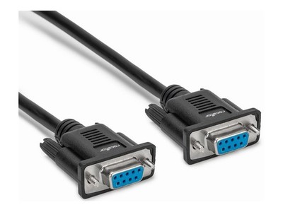 Rocstor Y10C879-B1 3.28ft [1m] Db9 R232 Cable Adap Db9 Rs232 Serial Null Modem -