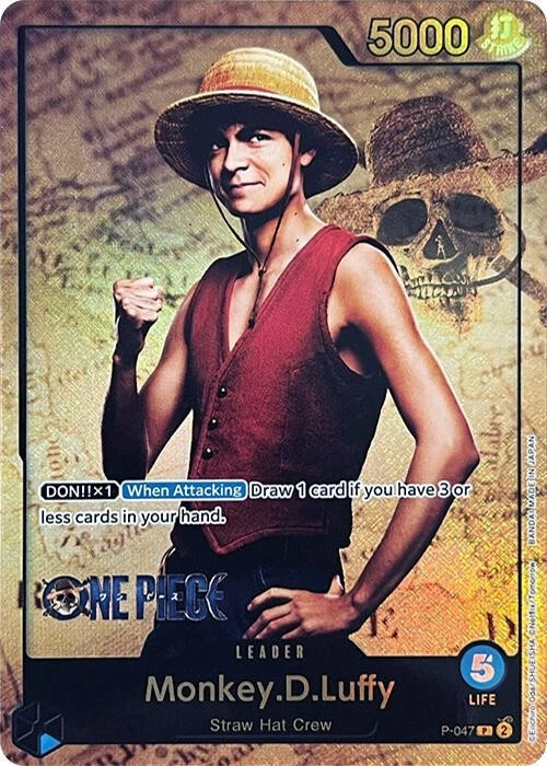 Monkey.D.Luffy P-047 One Piece Promotion Cards for sale | eBay