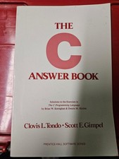 The C ANSWER BOOK by Clovis L. Tondo and Scott E. Gimpel