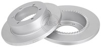 2X Bremsscheibe Beschichtet A.B.S. 18417 FüR Cabstar Nissan NT400 F24M F24W DCI
