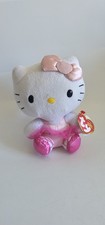 TY Beanie Baby 6" HELLO KITTY BALLERINA Plush Stuffed Animal With Heart Tags