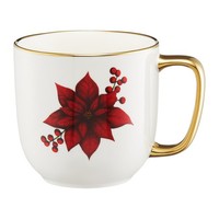 Ambition Kaffeebecher Kaffeetasse Weihnachten Nela Poinsettia Mini 390 Ml