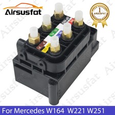 Fit Mercedes W164 W166 W221 W251 Air Suspension Compressor Solenoid Valve Block