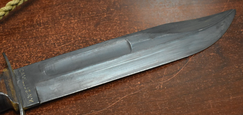 WWII Camillus USMC MK2 Fixed Blade Fighting Knife w/ Sheath - Picture 3 of 14