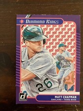 2021 Donruss One Hundred #11 Matt Chapman DK 014/100 - Oakland Athletics