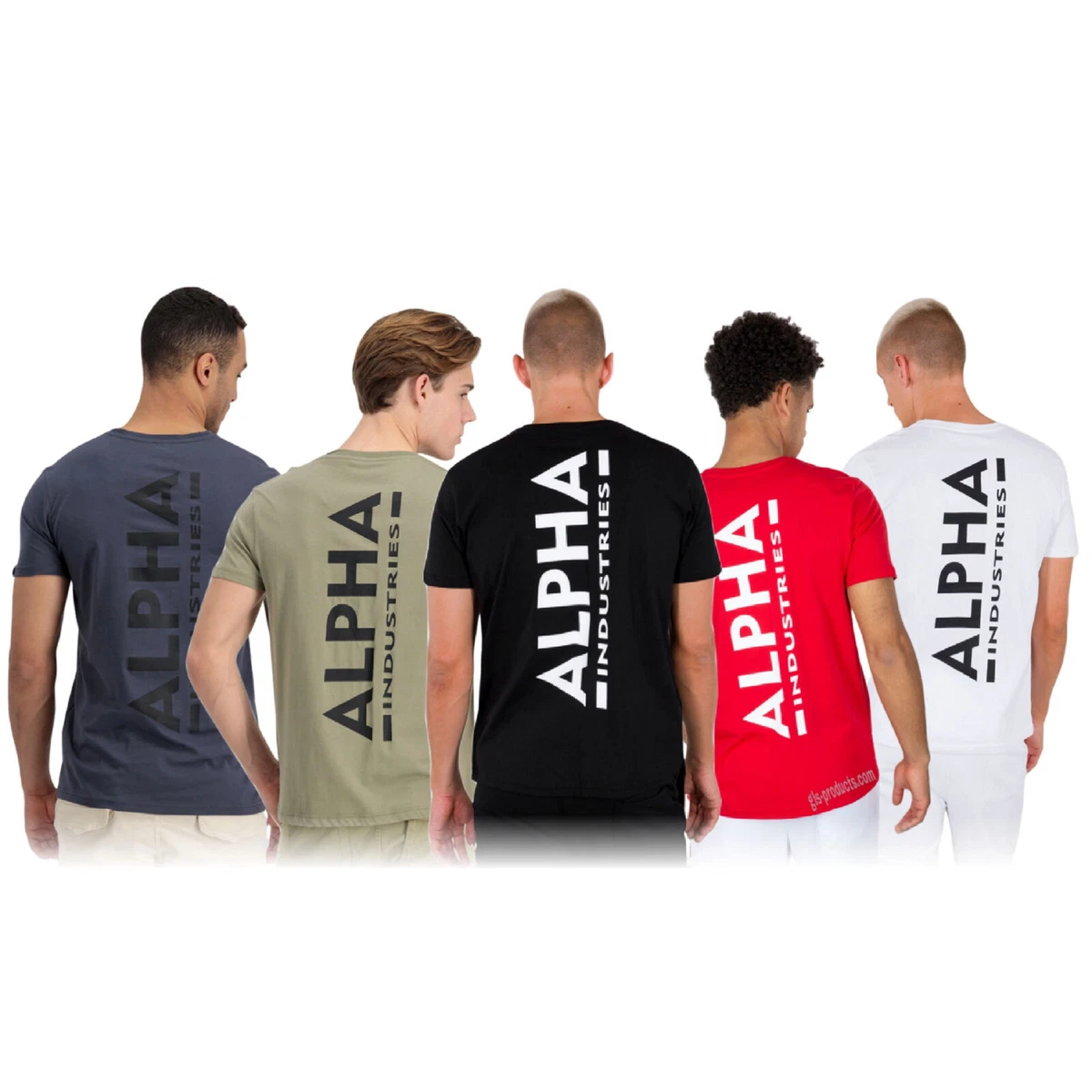 Alpha Industries Herren T-Shirt Lightning AOP – 100% Baumwolle, Mit Allover-Print
