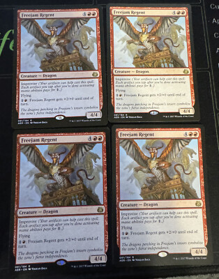 Freejam Regent x4 Aether Revolt Magic the Gathering MTG