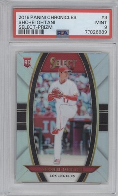 SHOHEI OHTANI 2018 Panini Chronicles Select PRIZM RC PSA 9 | eBay