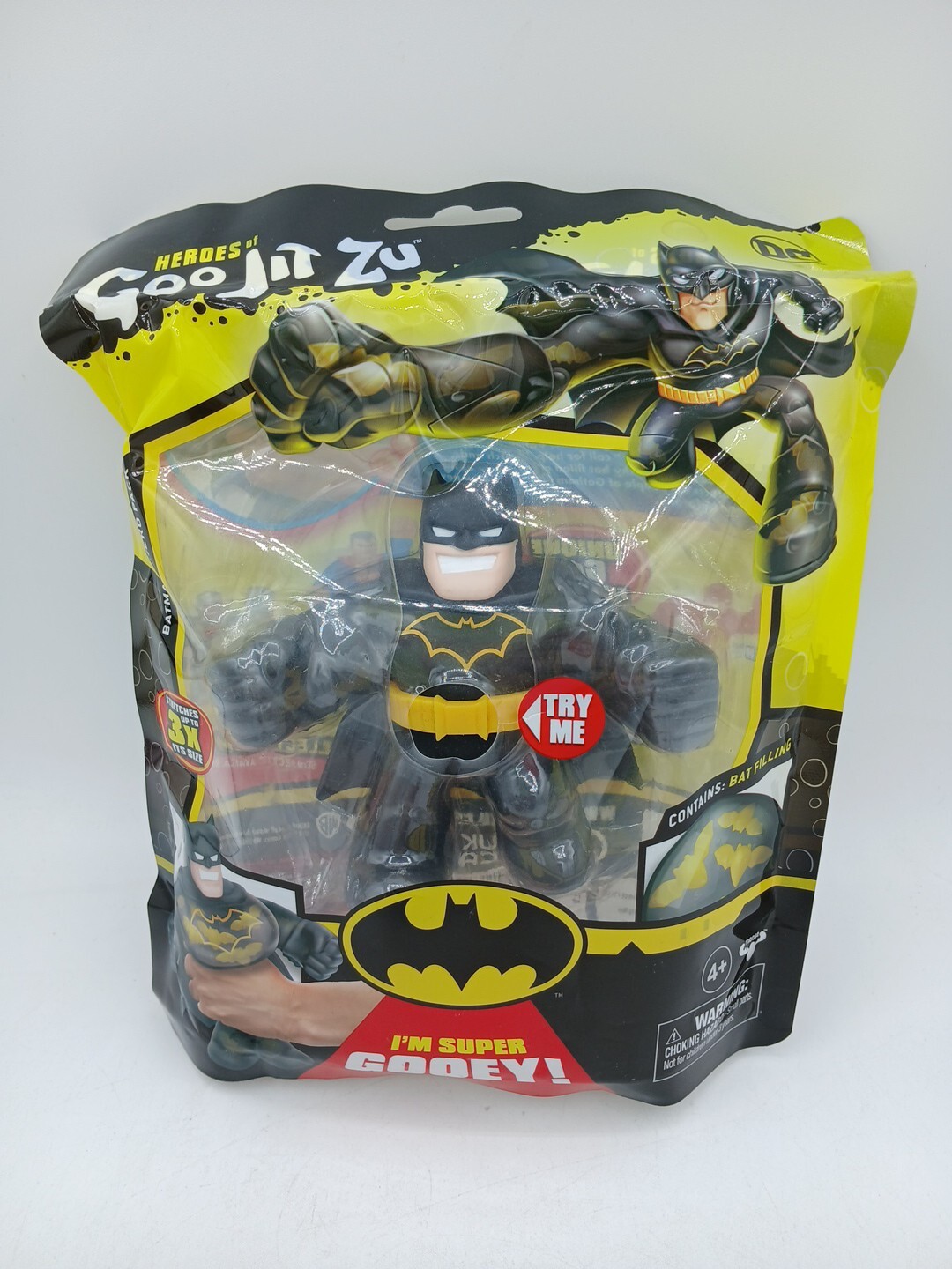 Heroes of Goo Jit Zu DC Superheroes - Super Squishy Batman. SM11
