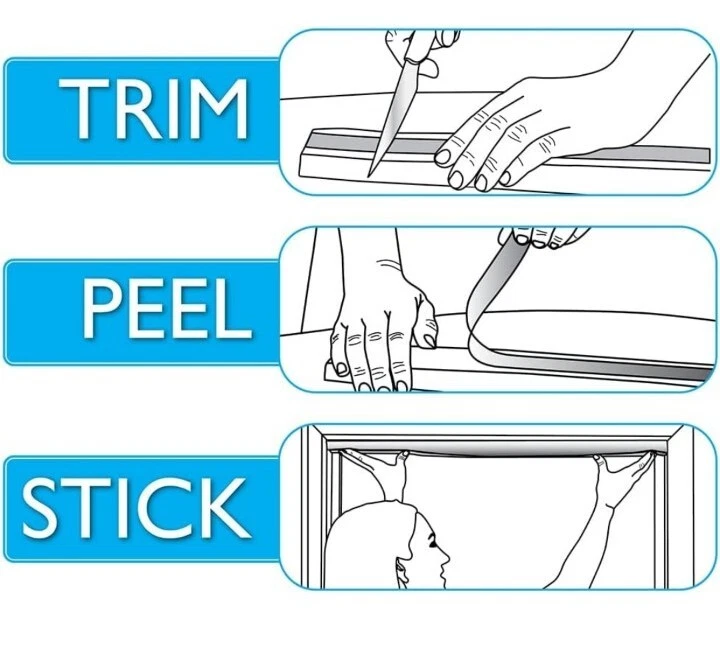 6pk- Redi Shade No Tools Orig Blackout Pleated Paper Shade Black, 36 in x 72 in - Image 4 of 4