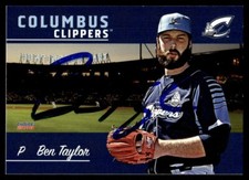 2018 Choice Baseball Card Ben Taylor Columbus Clippers #32 Signed