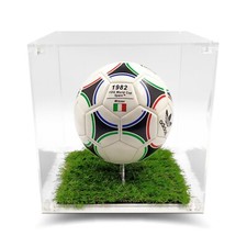 Teca in Plexiglass Pallone Calcio Basket...Collezionismo Sport 30cm 30cm 30 cm