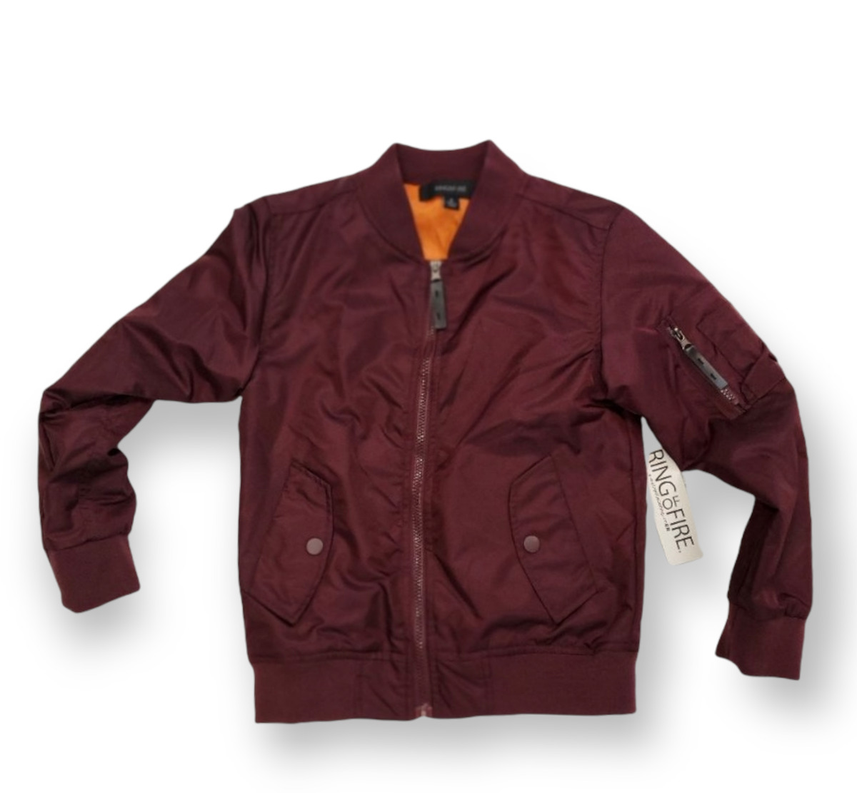 Technical bomber jacket in burgundy - Rick Owens Kids | Mytheresa-hangkhonggiare.com.vn