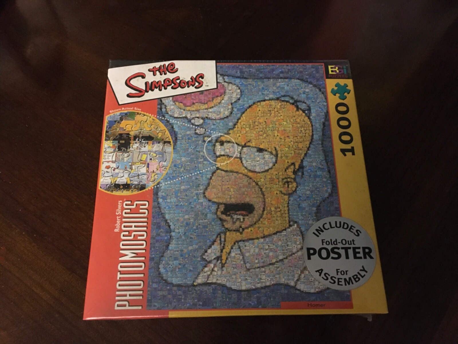 27.25x19.5 Inch Puzzle Simpsons Photomosaics Jigsaw Puzzle - 1000