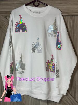 Walt Disney World Aschenputtel Schloss Symbol Pullover Sweatshirt für Damen 1X