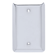 Brainerd W13731-PC Chrome Stamped Blank Cover Wall Plate