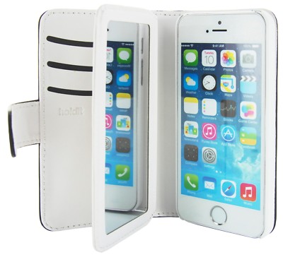 Coque IPhone 5s Plus - Porte-cartes + Miroir - Shockproof - Turquoise
