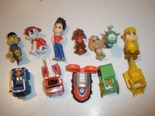 Paw Patrol 2" Mini Figure Lot 12 My Busy Books Replacement Cake Toppers Vehicles