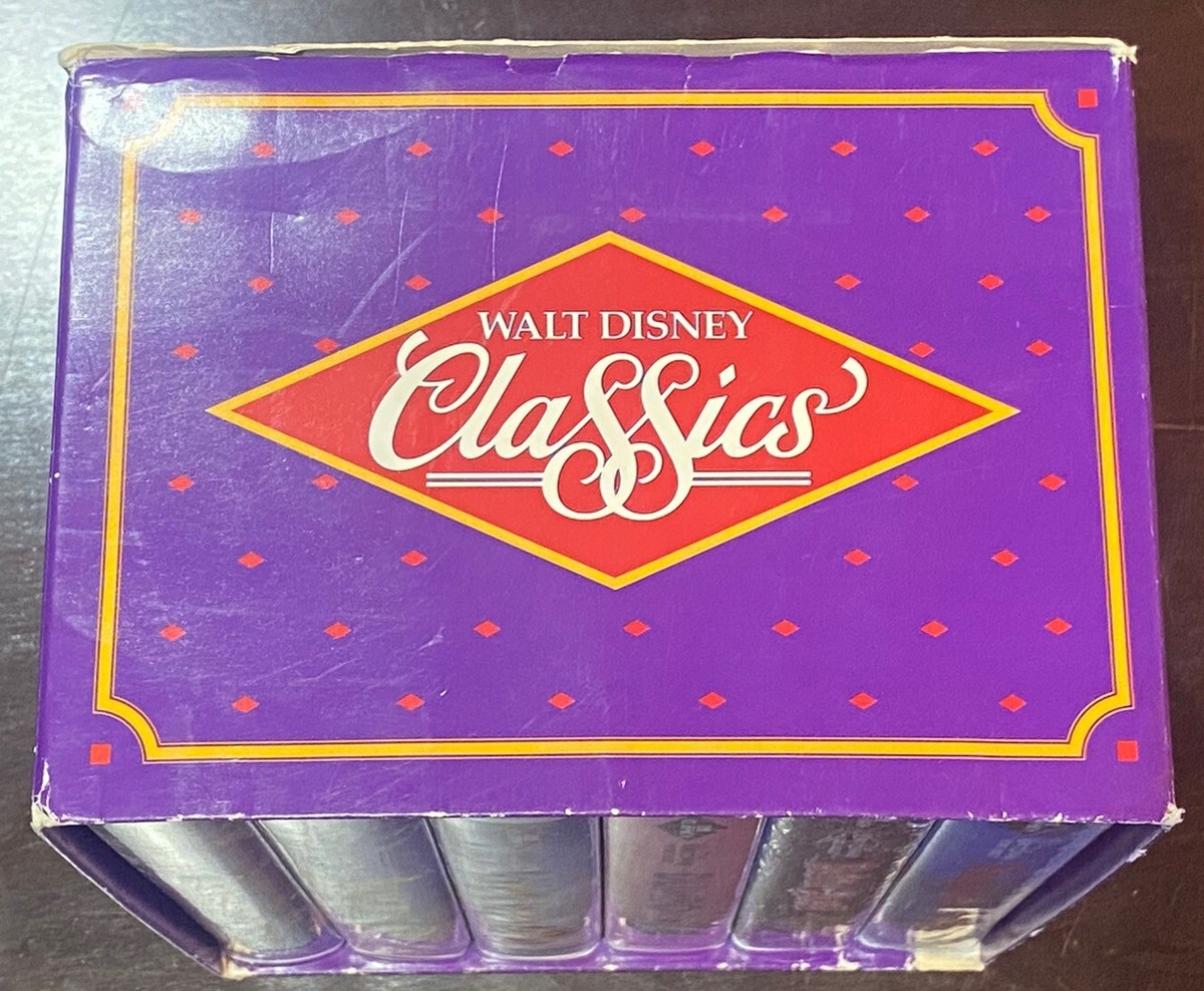 Limited 1986 Box Set Disney Black Diamond Classics VHS Rare 2