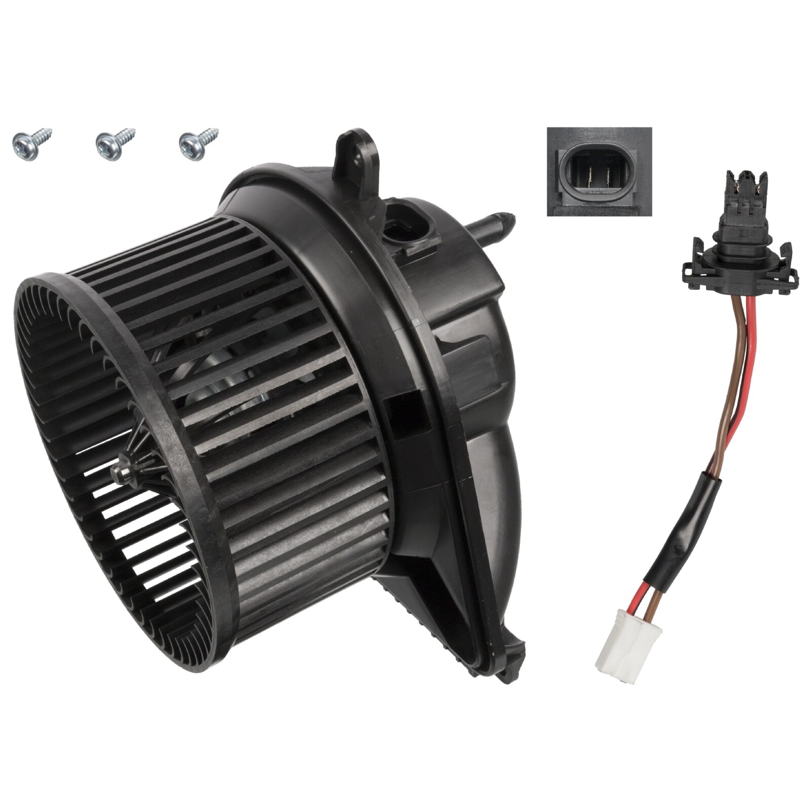 Febi Bilstein Interior Blower Motor with Fan 104931 - OEM for Mercedes-Benz